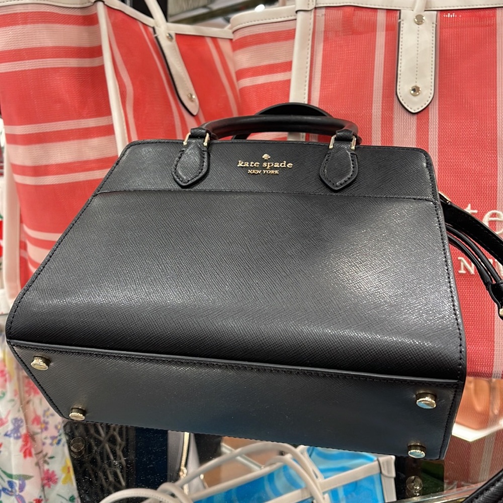 Kate Spade Madison Saffiano Leather Small Satchel
COLOR:
Black 
NWT - Picture 10 of 16